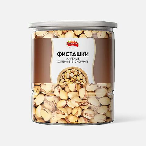 Изображение товара Фисташки Narmak, в скорлупе, солёные, жареные, 500 г