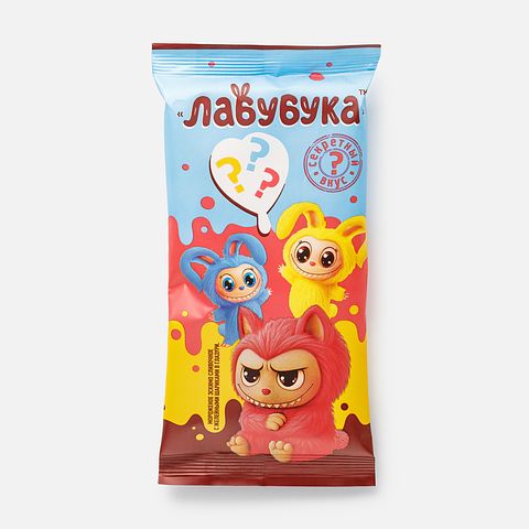 Изображение товара Сливочное эскимо Лабубука, с желейными шариками, в глазури, 60 г