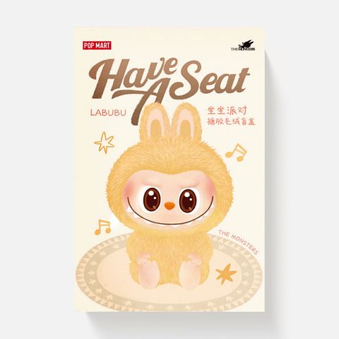 Изображение товара Игрушка-брелок Pop Mart Labubu The Monsters, Have A Seat, Blind Box, 17 см