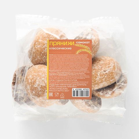 Изображение товара Пряники Самокат, Классические, 300 г