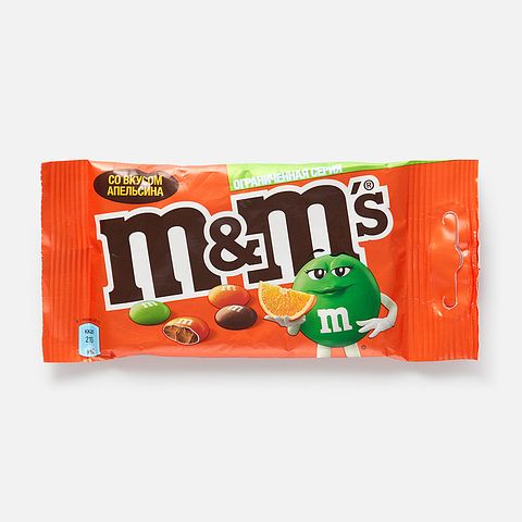 Изображение товара Драже M&M’s, с молочным шоколадом, со вкусом апельсина, 45 г