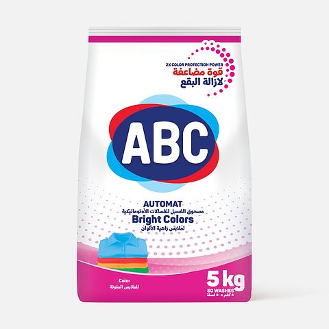 Изображение товара Из Турции: Стиральный порошок ABC, автомат, для цветного белья, 5 кг