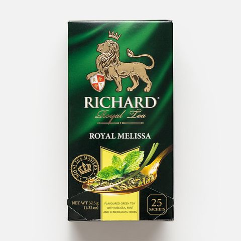 Изображение товара Зелёный чай Richard Royal, Melissa, в пакетиках, 25 шт.